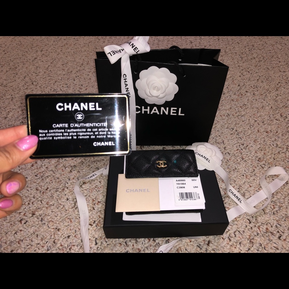**SOLD** Chanel Caviar French Wallet